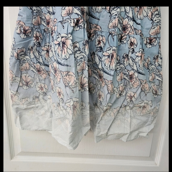 St. Roche Auberon V neck blue pink floral Midi dress sz 6 & 10 NWT - Picture 10 of 13